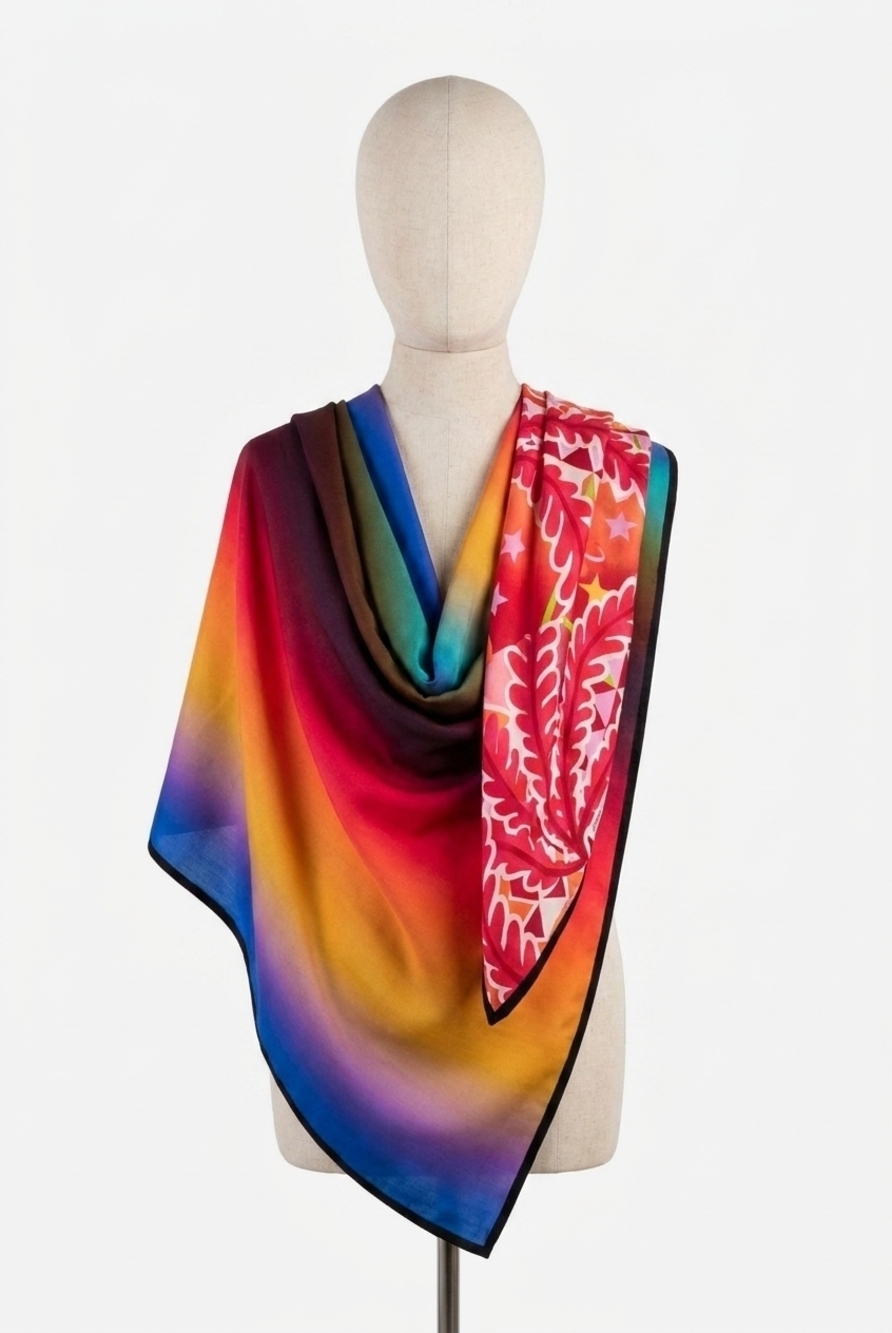 NEW JOHNNY WAS campsis large beach towel in zahara